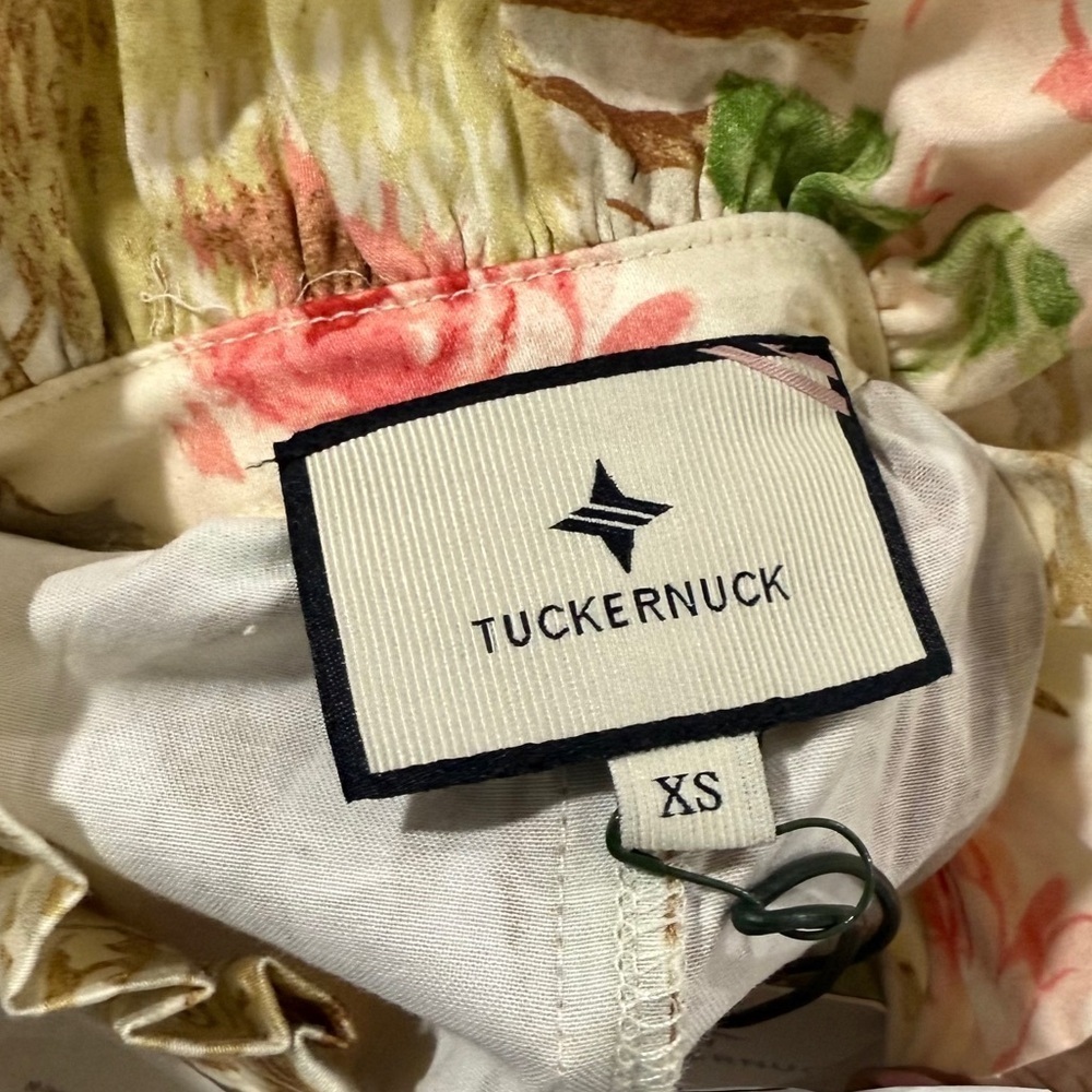 Tuckernuck Crawford Dress XS | Sun-Faded Floral Ruffle Midi $188 NWT - Picture 10 of 16